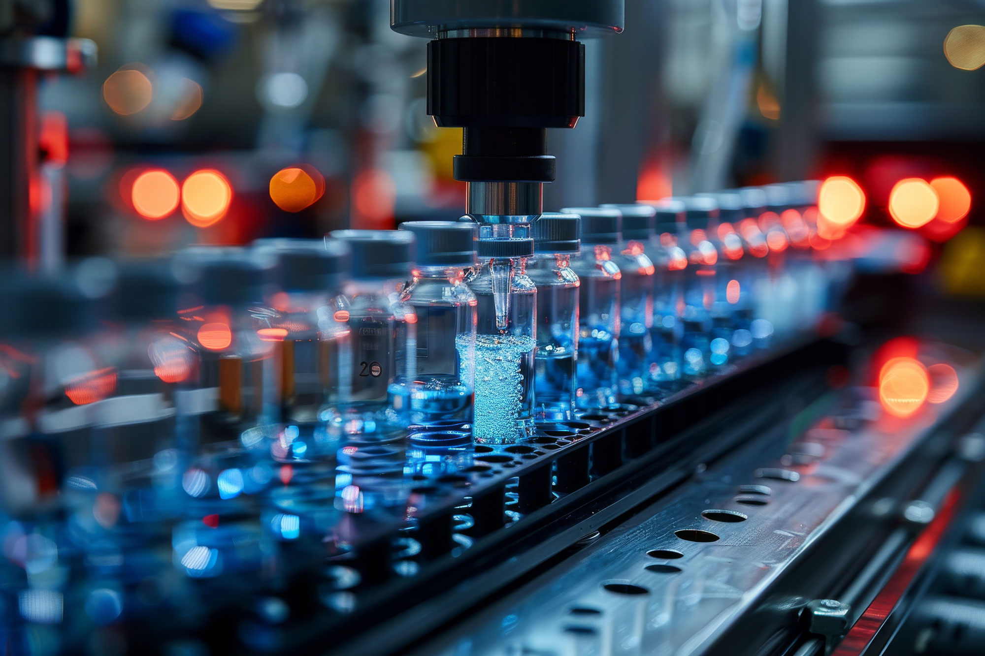Production line illustrating validated EDMS in life sciences