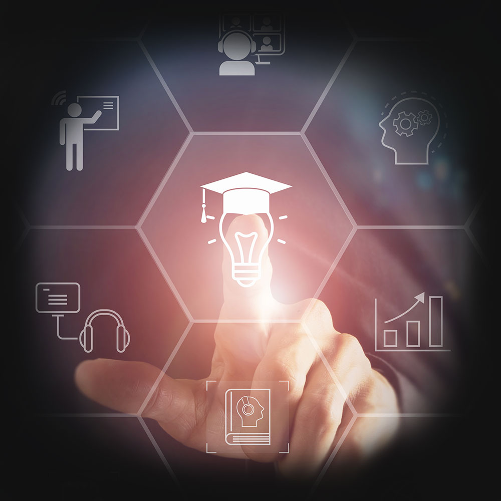 Illustration representing engineering document management learning, innovation, and training